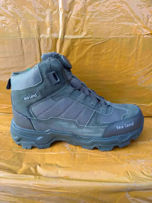 Boots Central Auto-Lacing TEA Land Olive Oxford + Suede