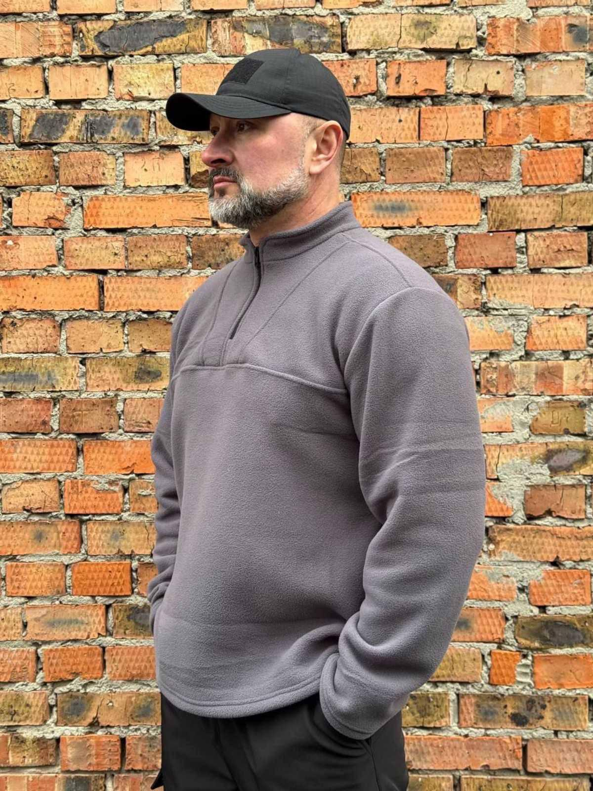 Basic Tactical Fleece Jacket Grey