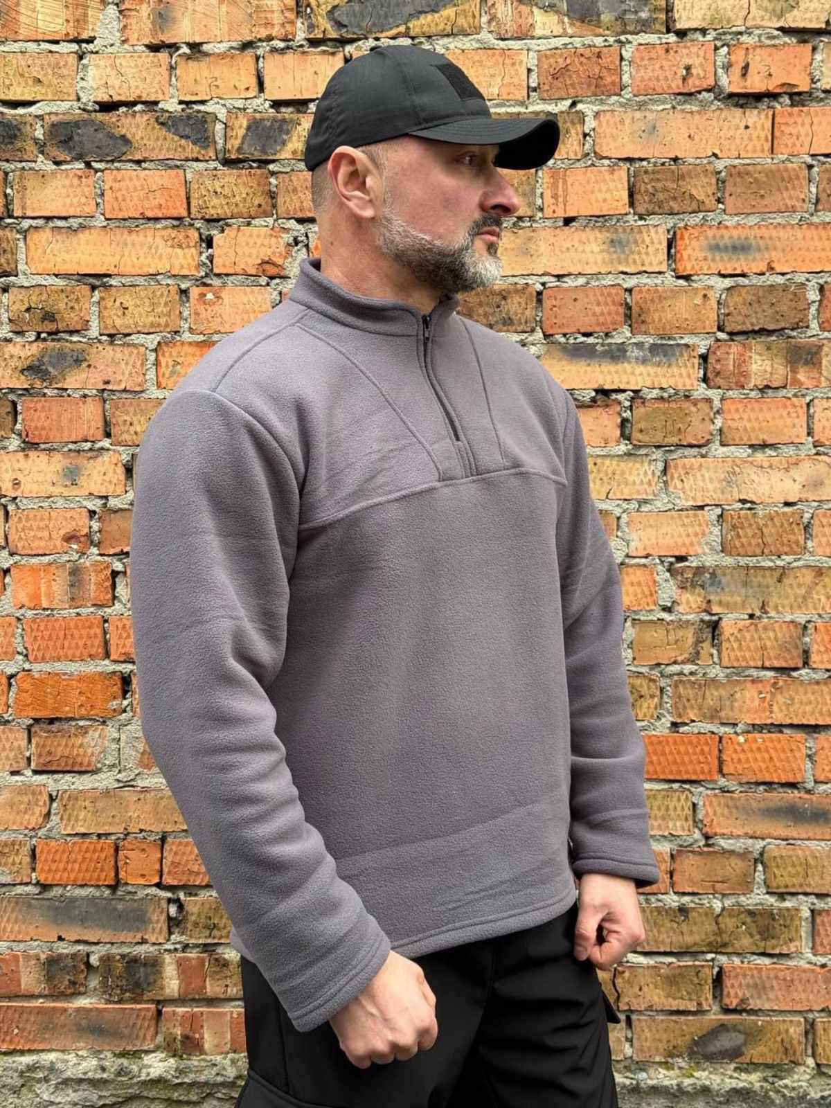 Basic Tactical Fleece Jacket Grey