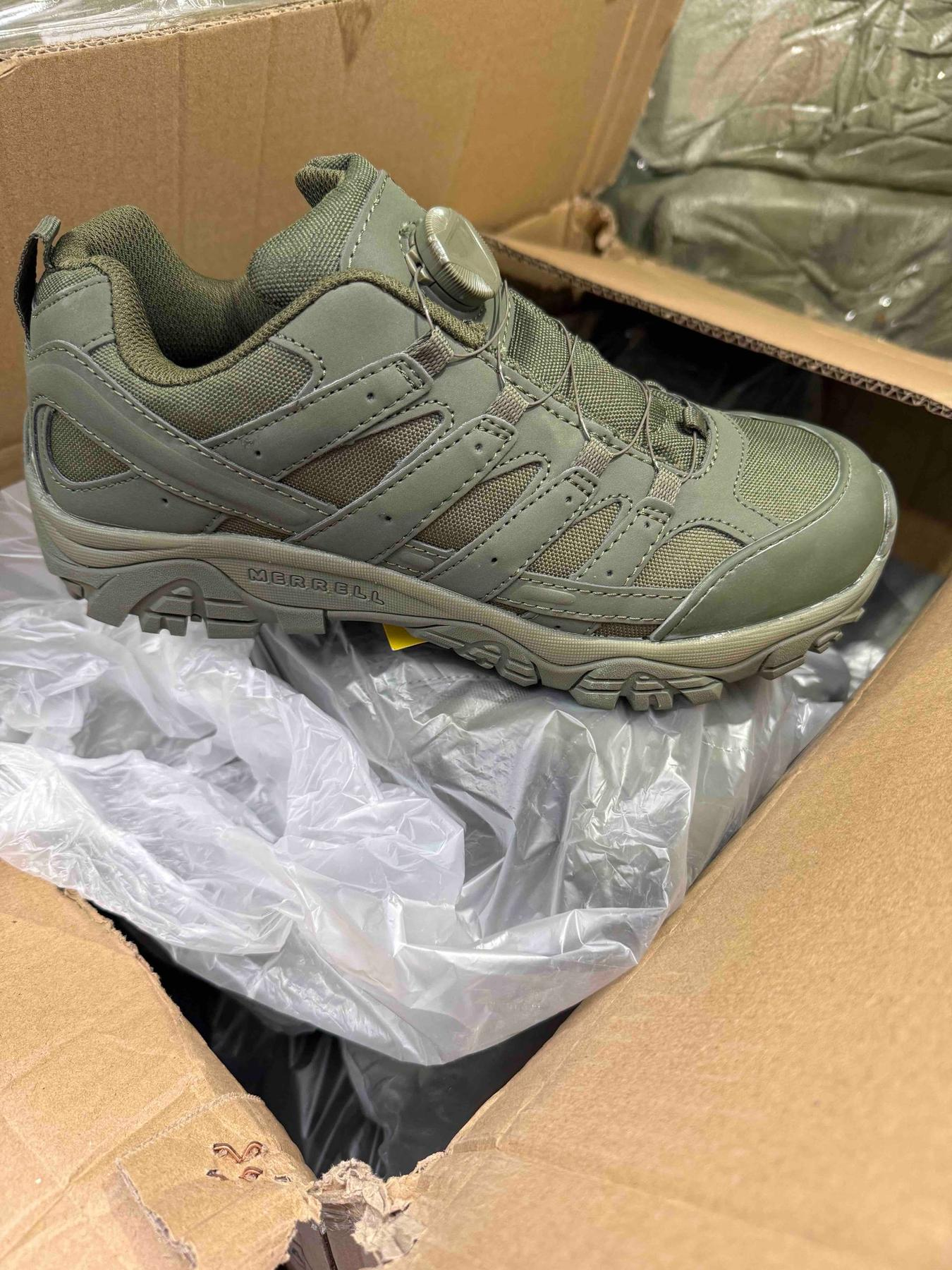 Кросівки на автошнурівці MERRELL Olive
