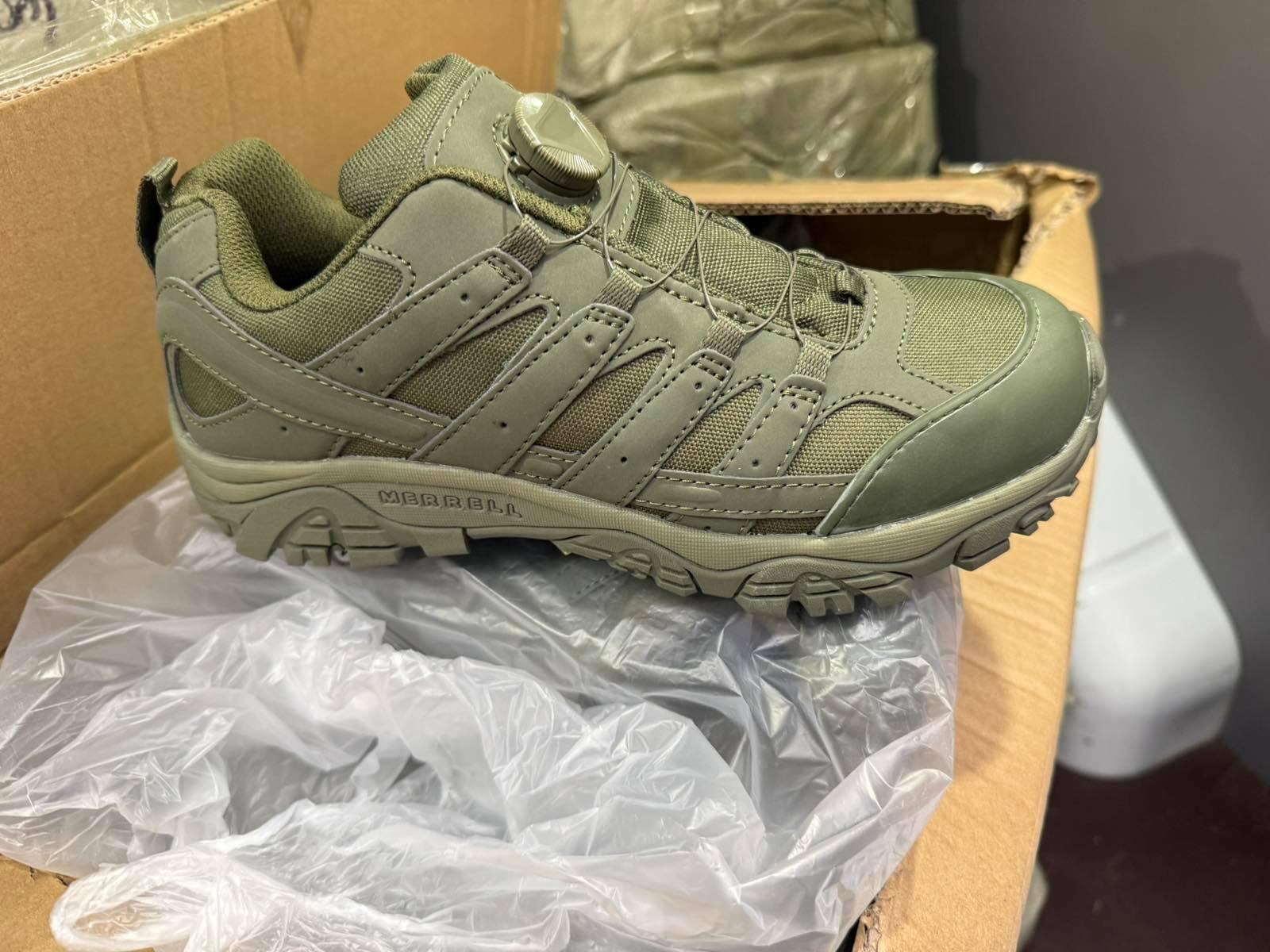 Кросівки на автошнурівці MERRELL Olive