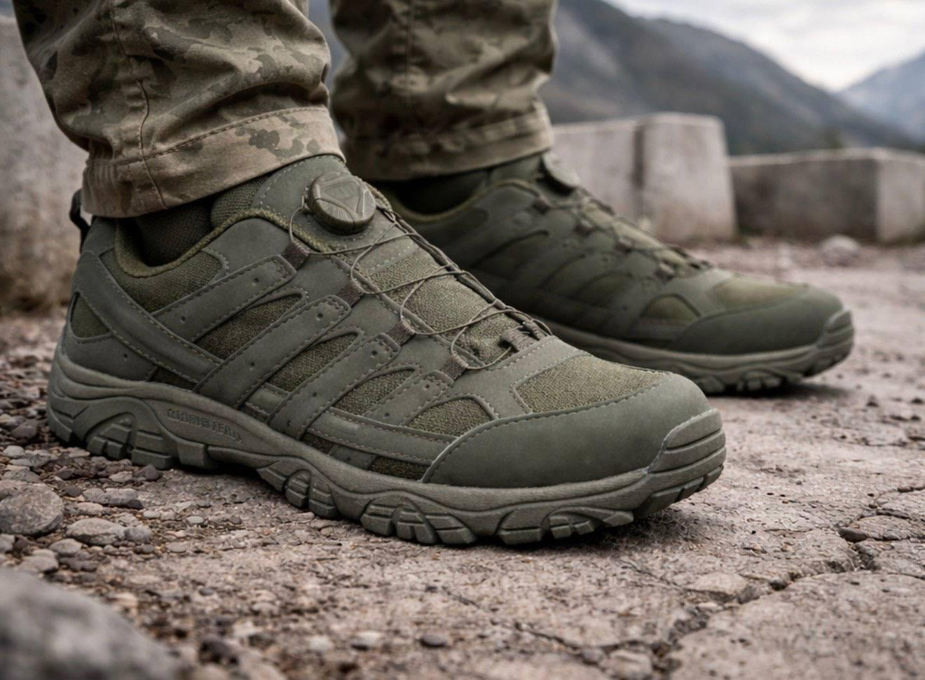 Кросівки на автошнурівці MERRELL Olive