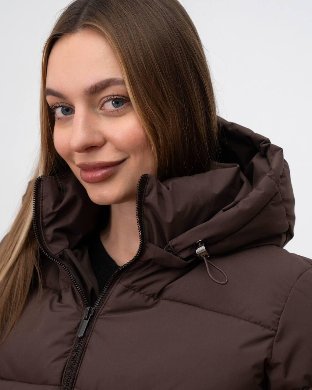Brown Jacket Without Diamond Quilting