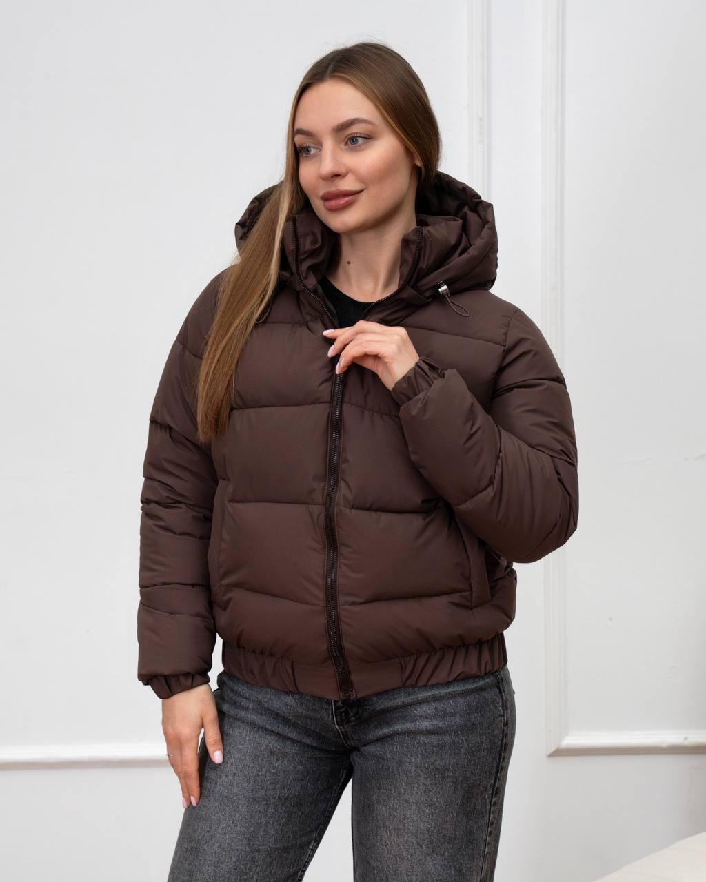 Brown Jacket Without Diamond Quilting