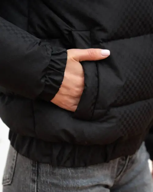 Black Diamond Quilted Jacket