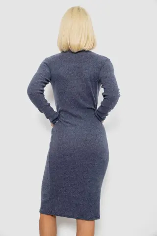 Сукня повсякденна утеплена, колір джинс, 257R115