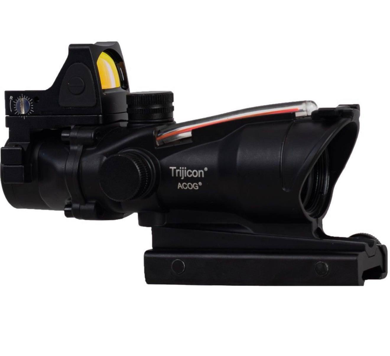 Прицільний Комплект ACOG 4X32 BAC з Коліматором RMR 3.25 МОА, Black