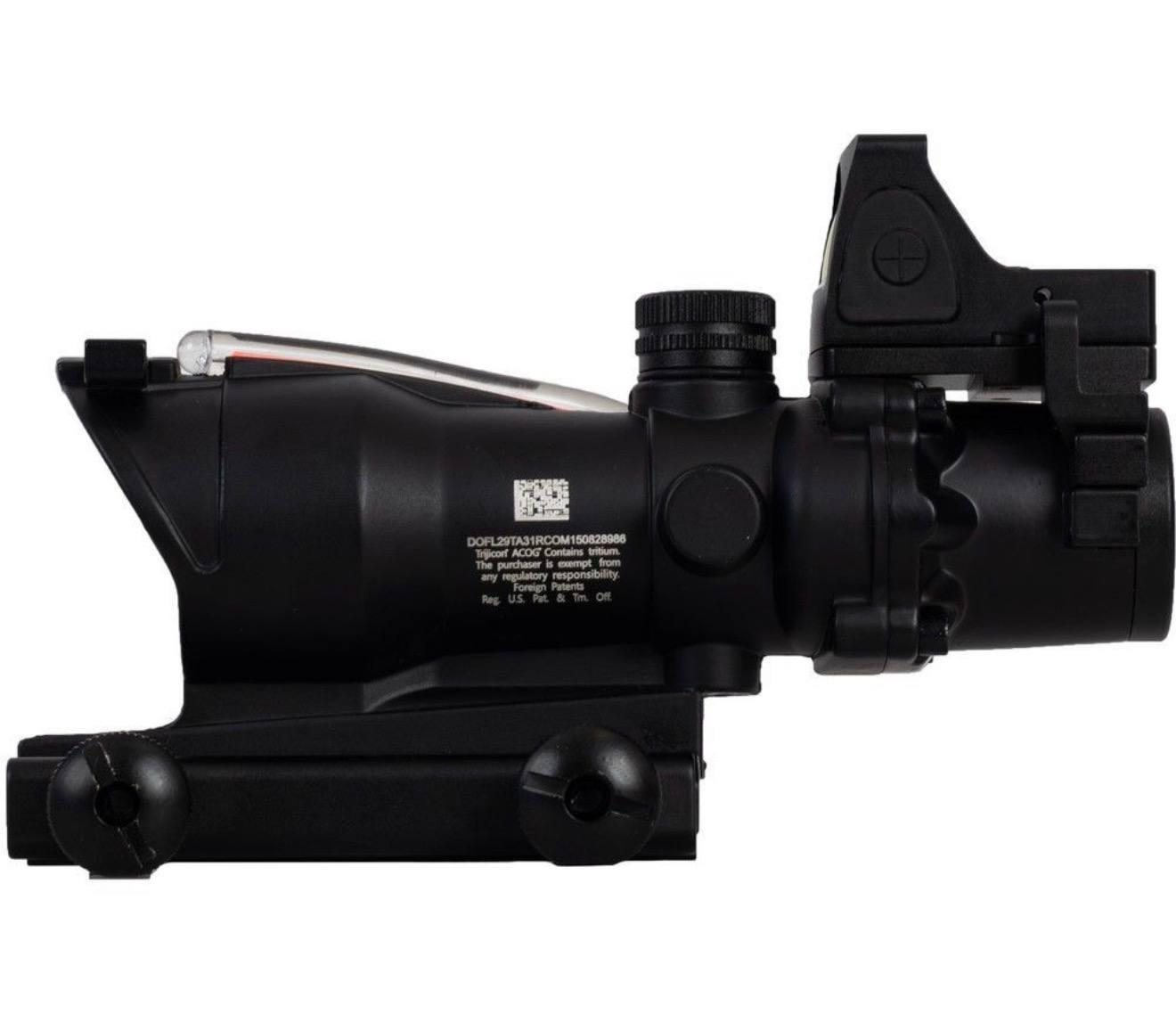 Прицільний Комплект ACOG 4X32 BAC з Коліматором RMR 3.25 МОА, Black