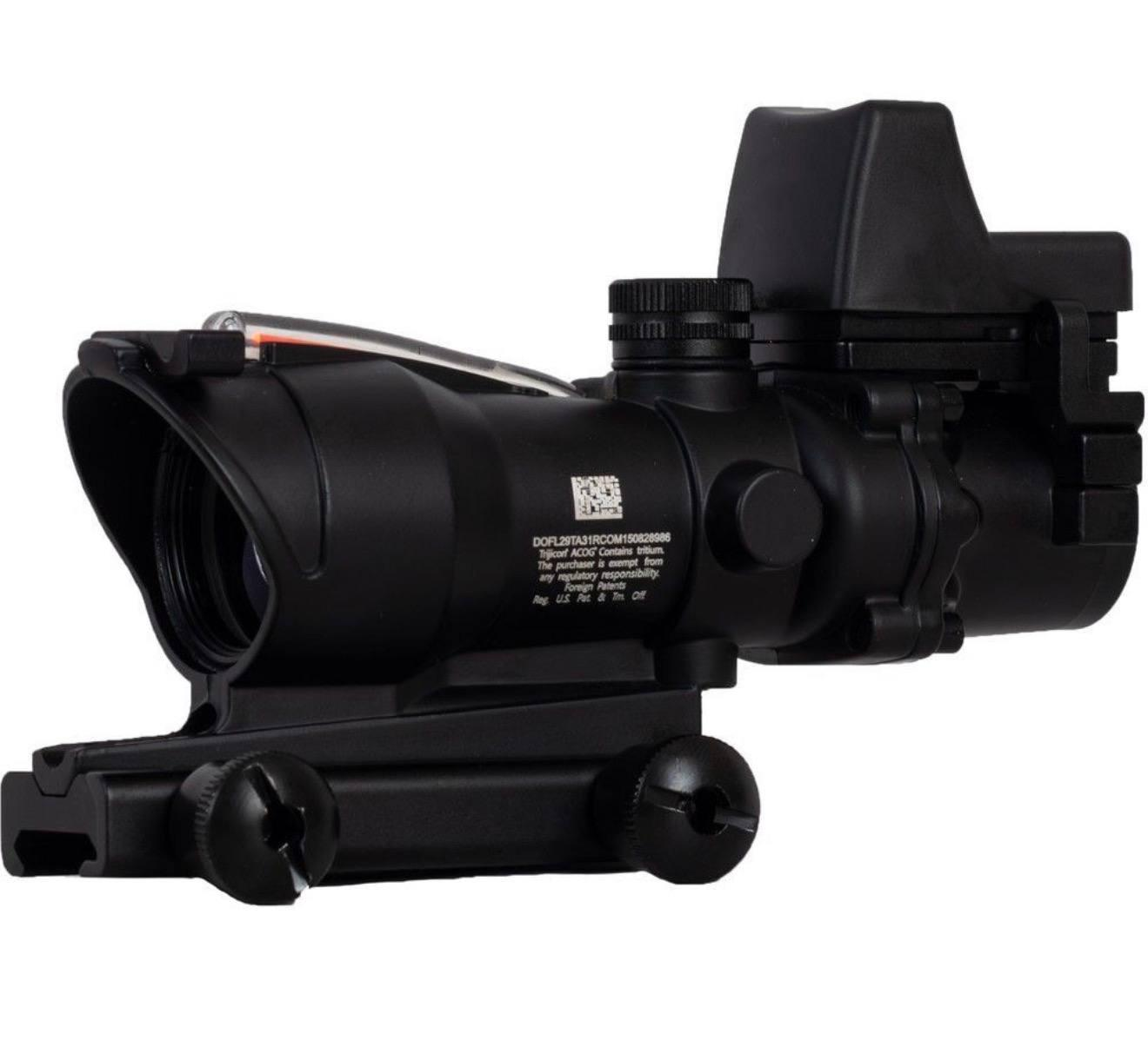 Прицільний Комплект ACOG 4X32 BAC з Коліматором RMR 3.25 МОА, Black