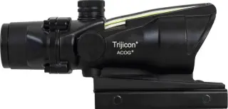 Оптичний приціл Trijicon ACOG 4x32 з прицільною сіткою Green Chevron, Black