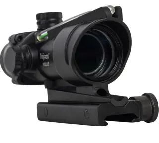 Оптичний приціл Trijicon ACOG 4x32 з прицільною сіткою Green Chevron, Black