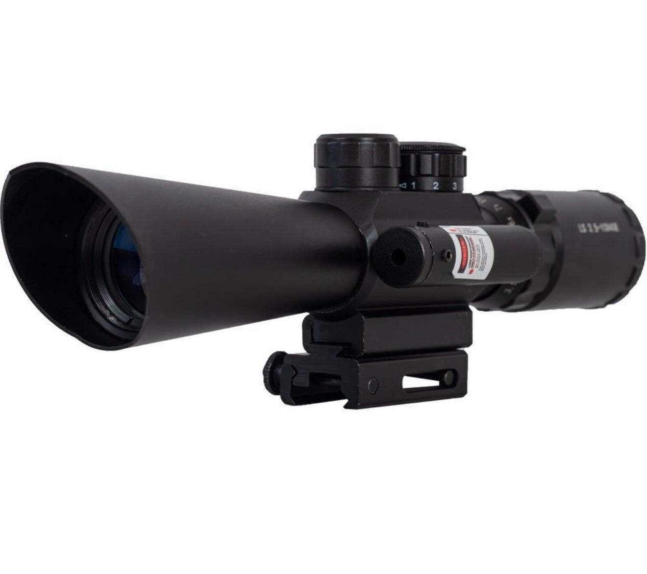 Оптичний приціл Kandar M8 LS 3.5-10x40E з ЛЦУ на Picatinny, Black