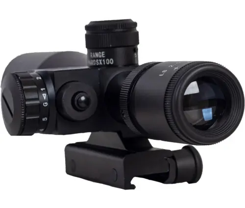 Оптичний приціл Gunhobby 2.5-10x40 з ЛЦУ та підсвічуванням, Black