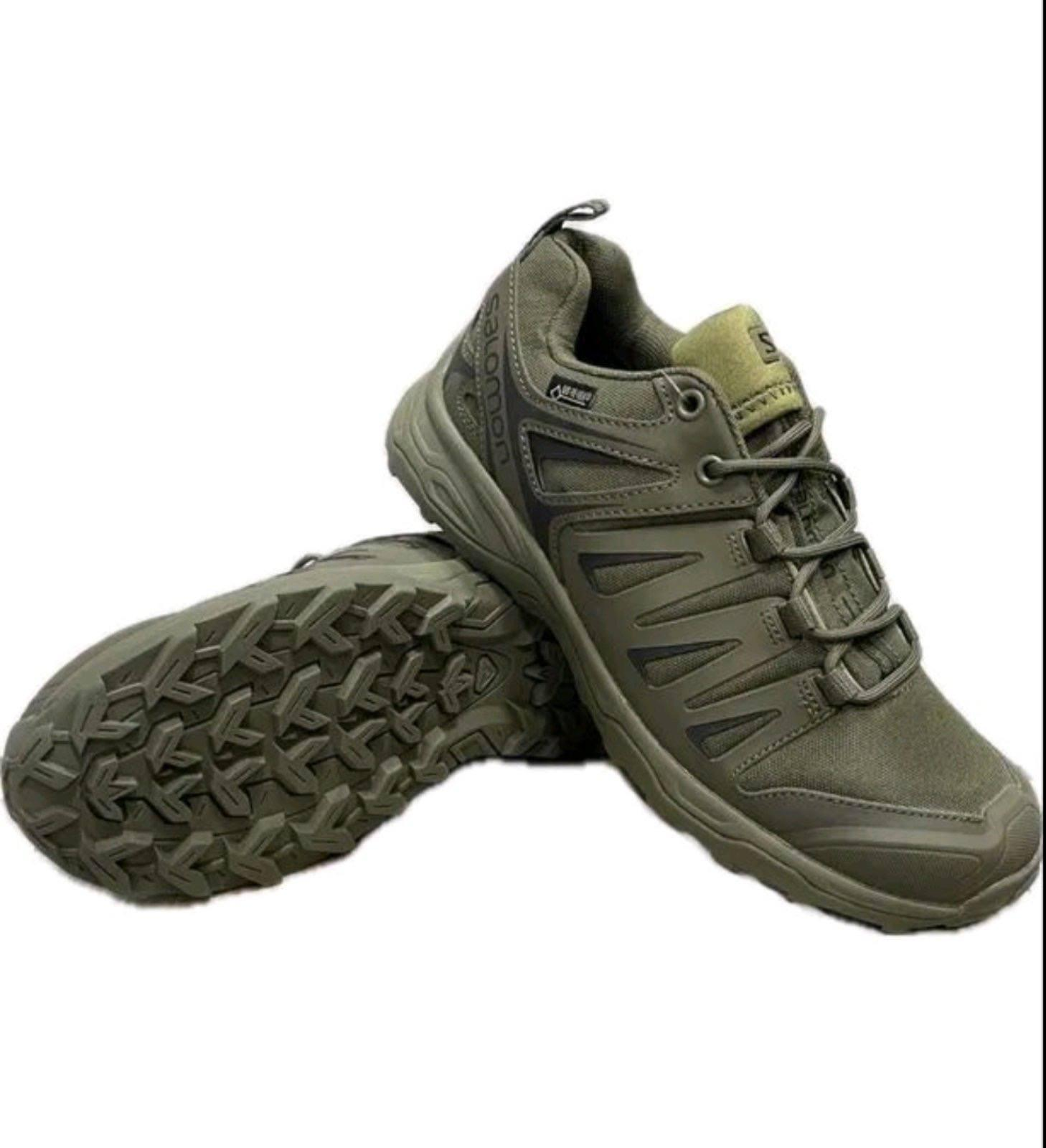 Кроссовки Salomon MID оливка Реплика
