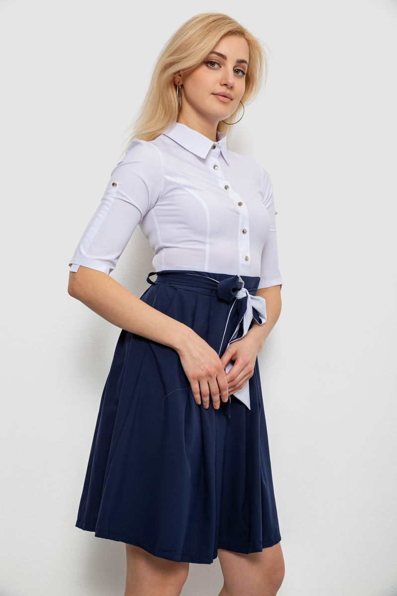 Сукня жіноча софт, колір біло-синій, 230R79-11