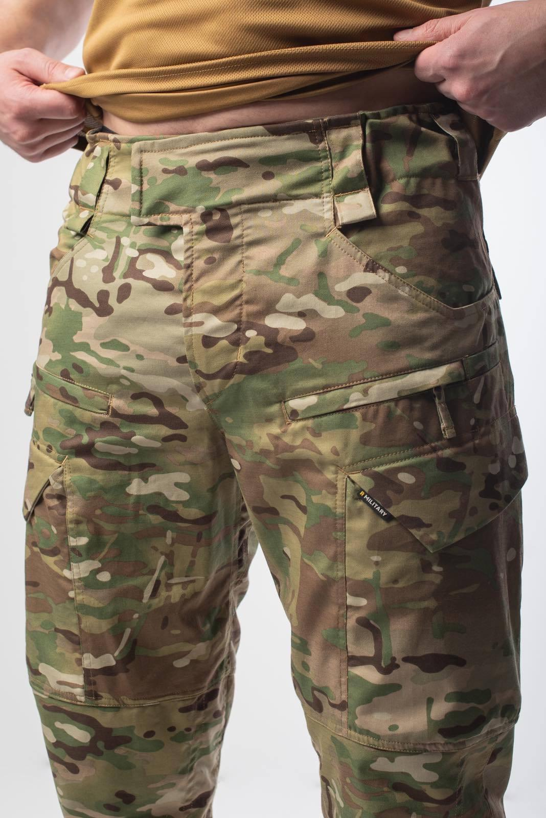 Тактические штаны Мультикам R-Force твил Military
