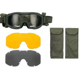 ТАКТИЧНА БАЛІСТИЧНА МАСКА SWISS EYE F-TAC - OLIVE
