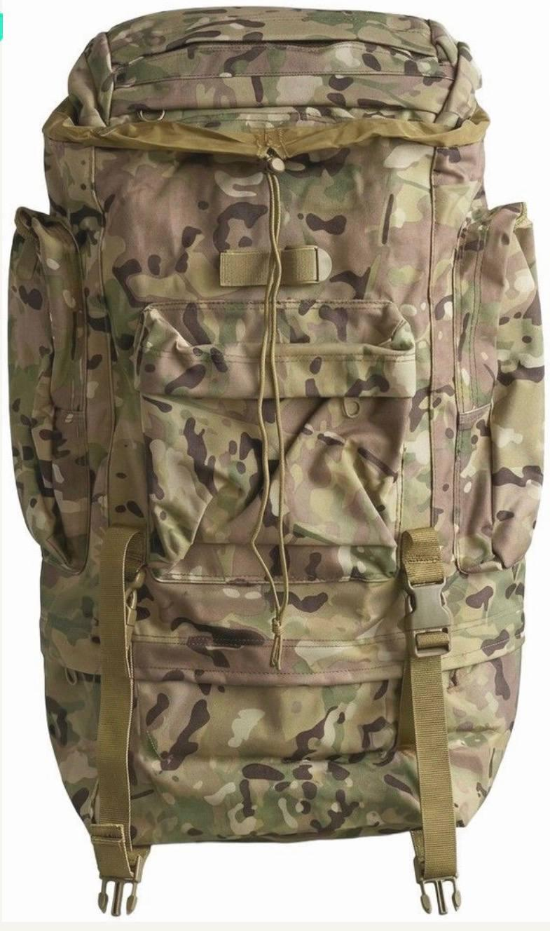 Рюкзак тактичний Yakeda з рамою 65л, MultiCam