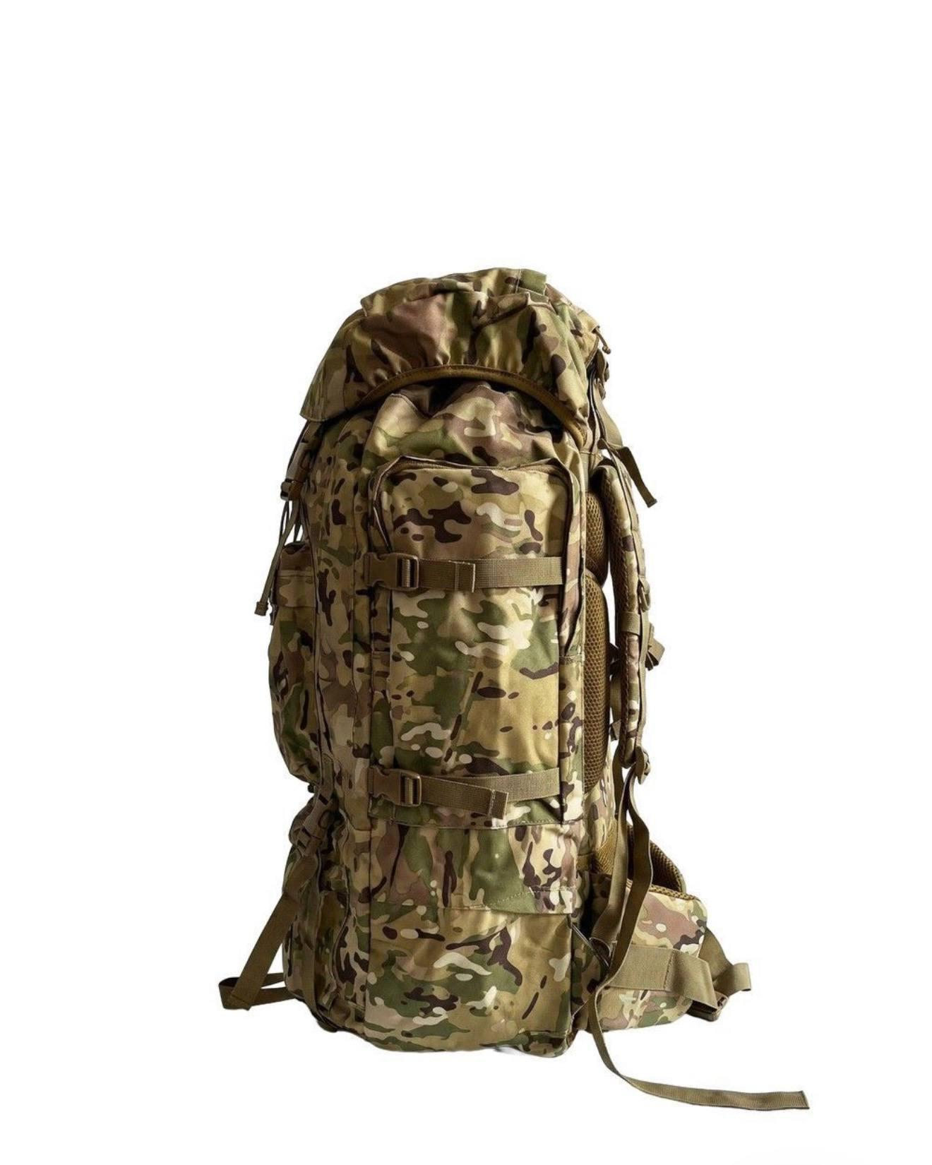 Tactical backpack with plastic overlays 100L, MultiCam