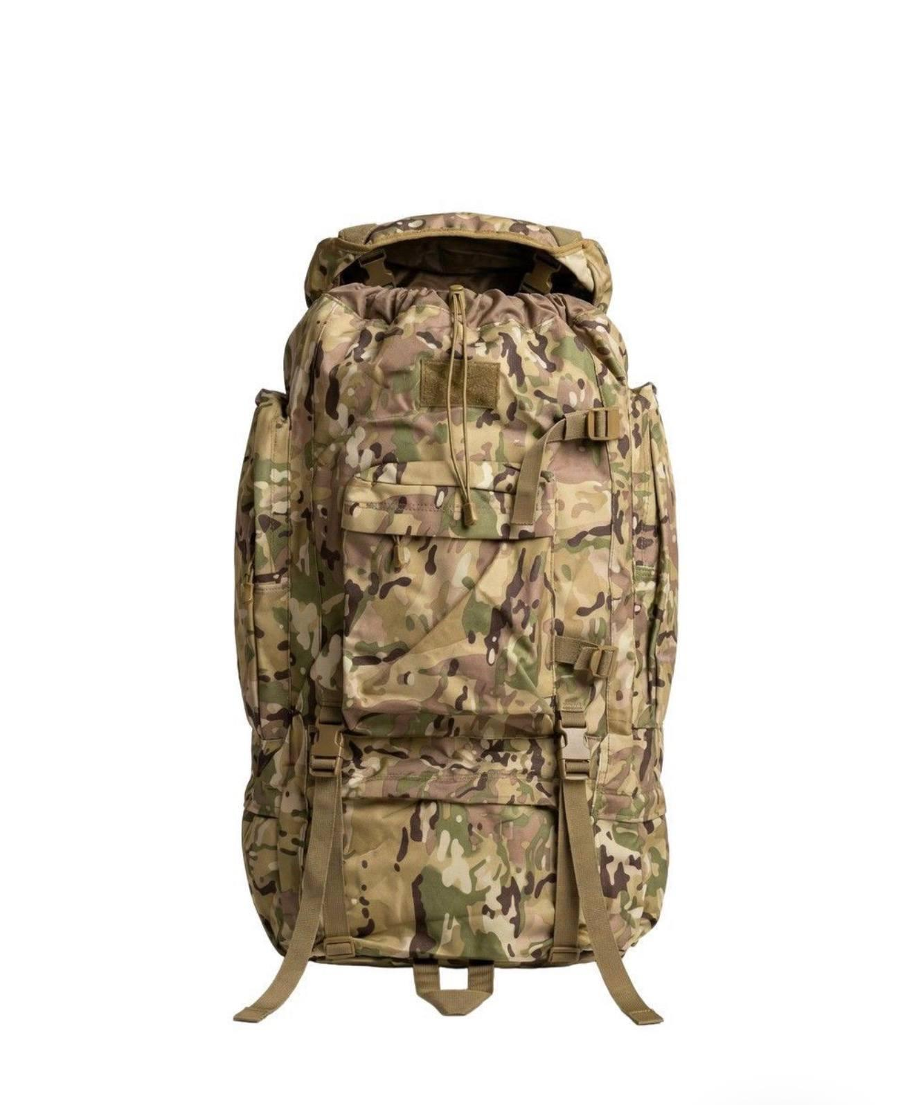 Tactical backpack with plastic overlays 100L, MultiCam