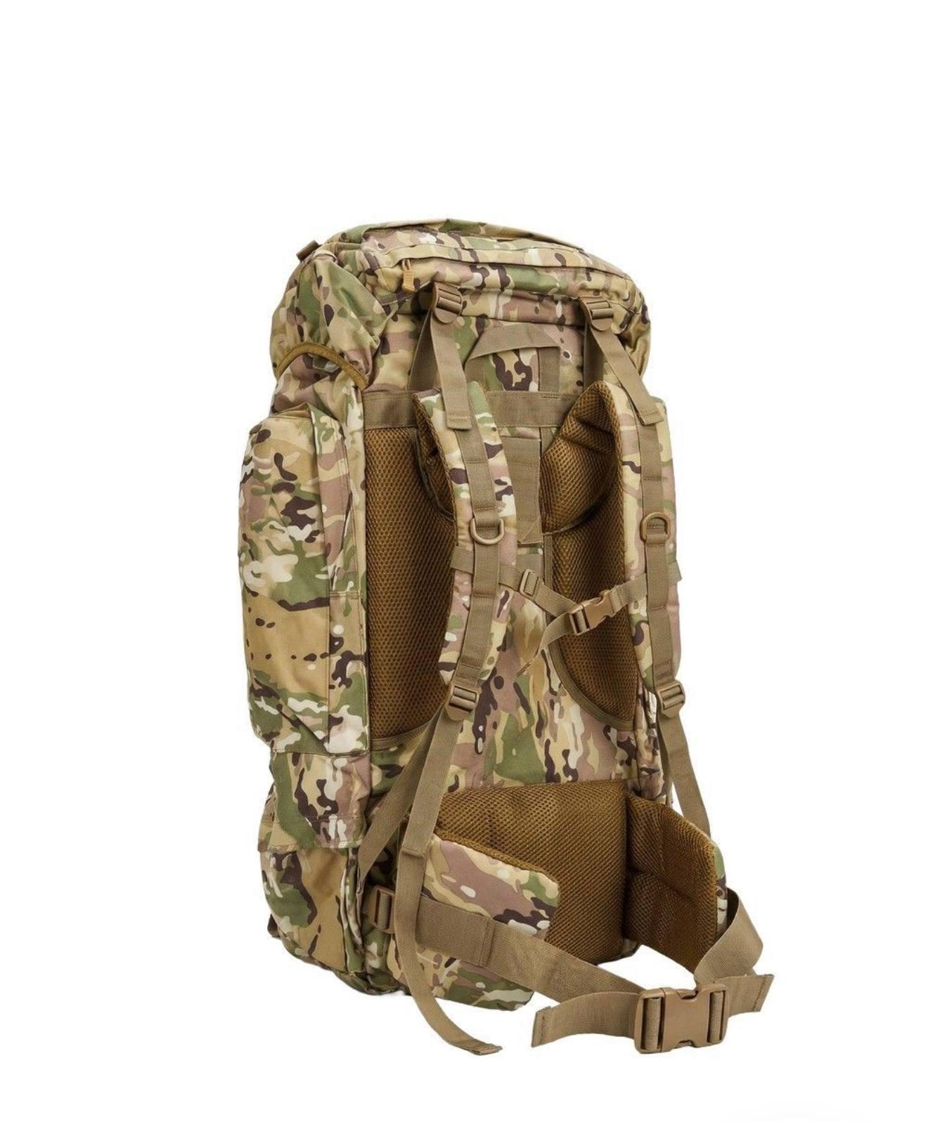 Tactical backpack with plastic overlays 100L, MultiCam