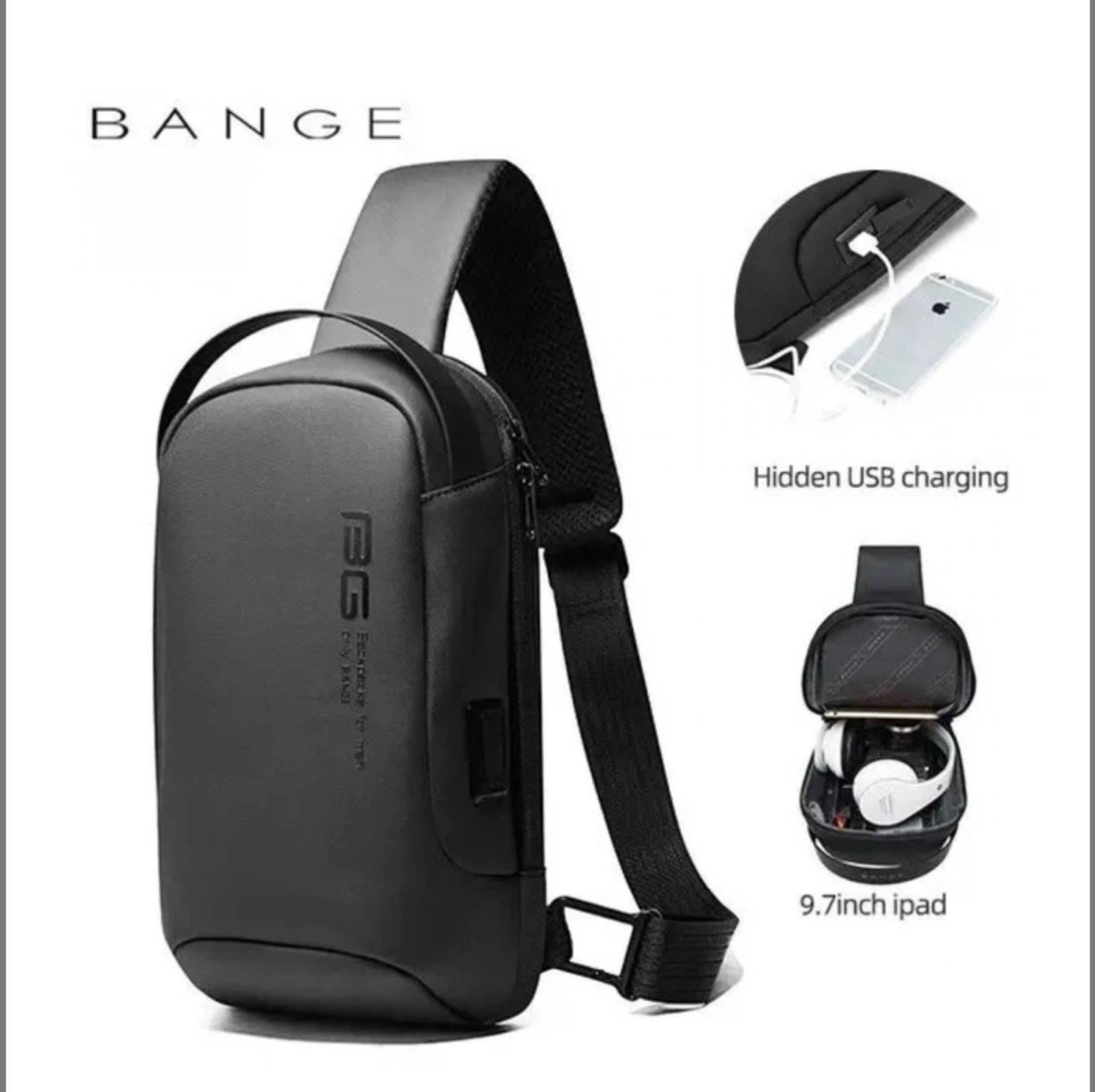 Оригінальний рюкзак з однією лямкою Сумка слінг Bange 7221 9.7' з USB + Micro USB
