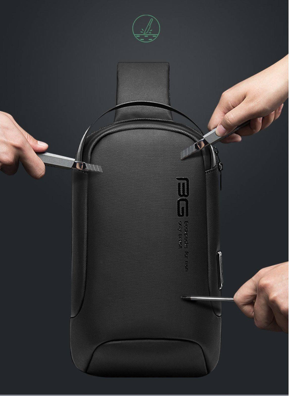 Оригінальний рюкзак з однією лямкою Сумка слінг Bange 7221 9.7' з USB + Micro USB