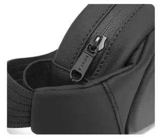 Оригінальна сумка слінг з однією лямкою Bange 7266 Чорна (BGS7266 Black) із захисним каркасом