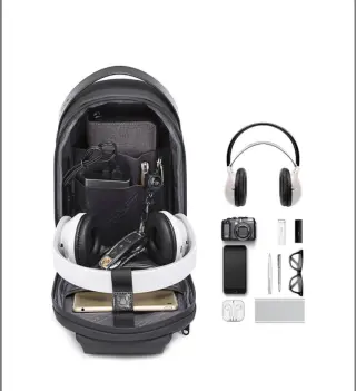 Рюкзак з однією лямкою Bange (BGS7256-Black) з USB Чорний