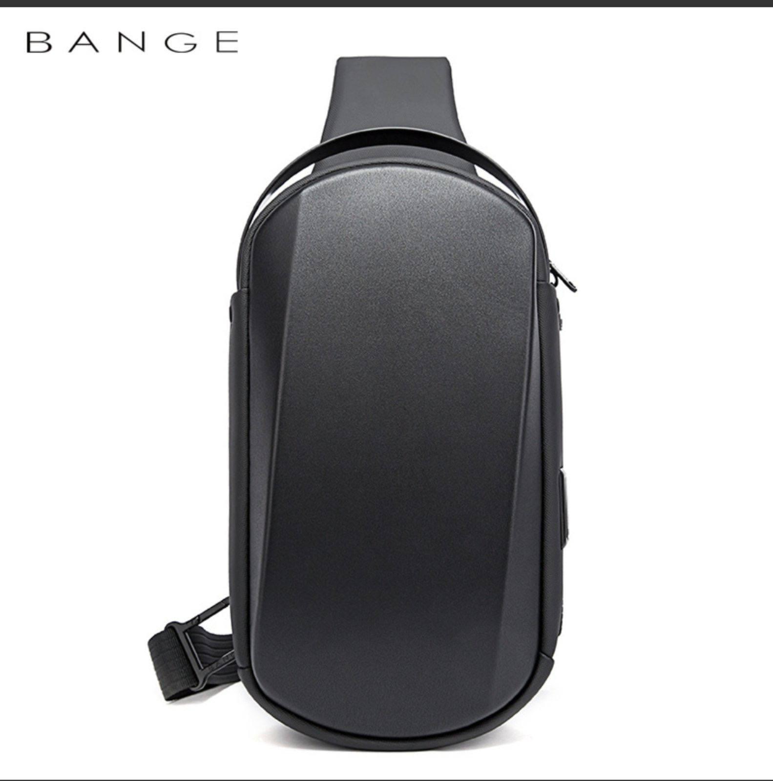 Рюкзак з однією лямкою Bange (BGS7256-Black) з USB Чорний