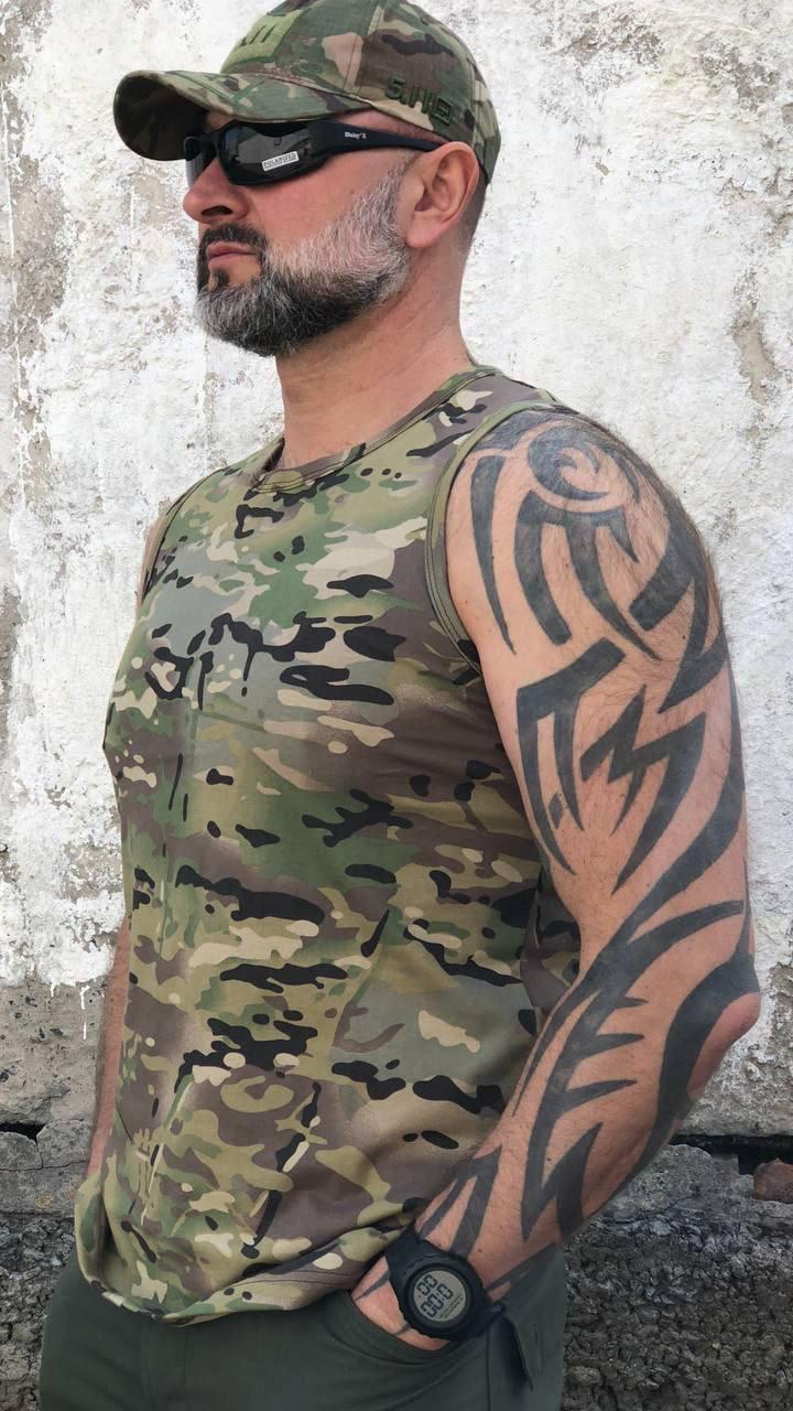 Military Multicam Tank Top 100% Cotton