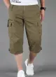 Men's Everyday Khaki Cargo Pants Three-Quarter Length (Capris) - Photo 2