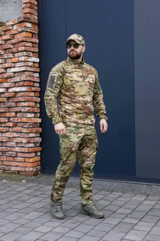 Костюм тактичний Caiman 2.0 убакс + штани з кишенями під наколінники мультикам