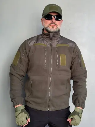 Тактична флісова кофта Олива