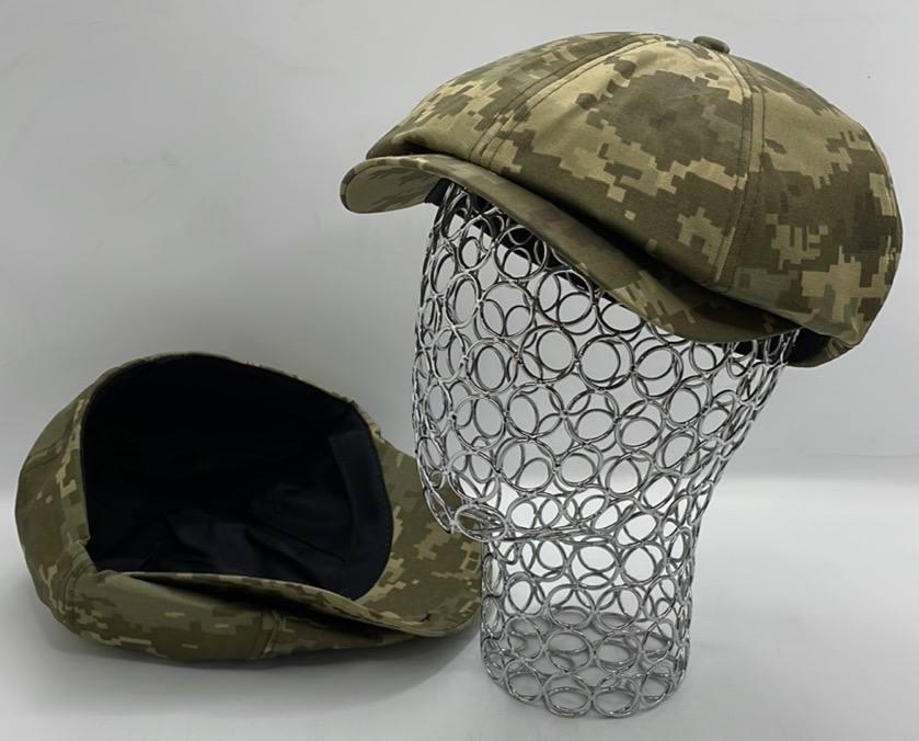 Pixel Newsboy Cap with Cotton Lining