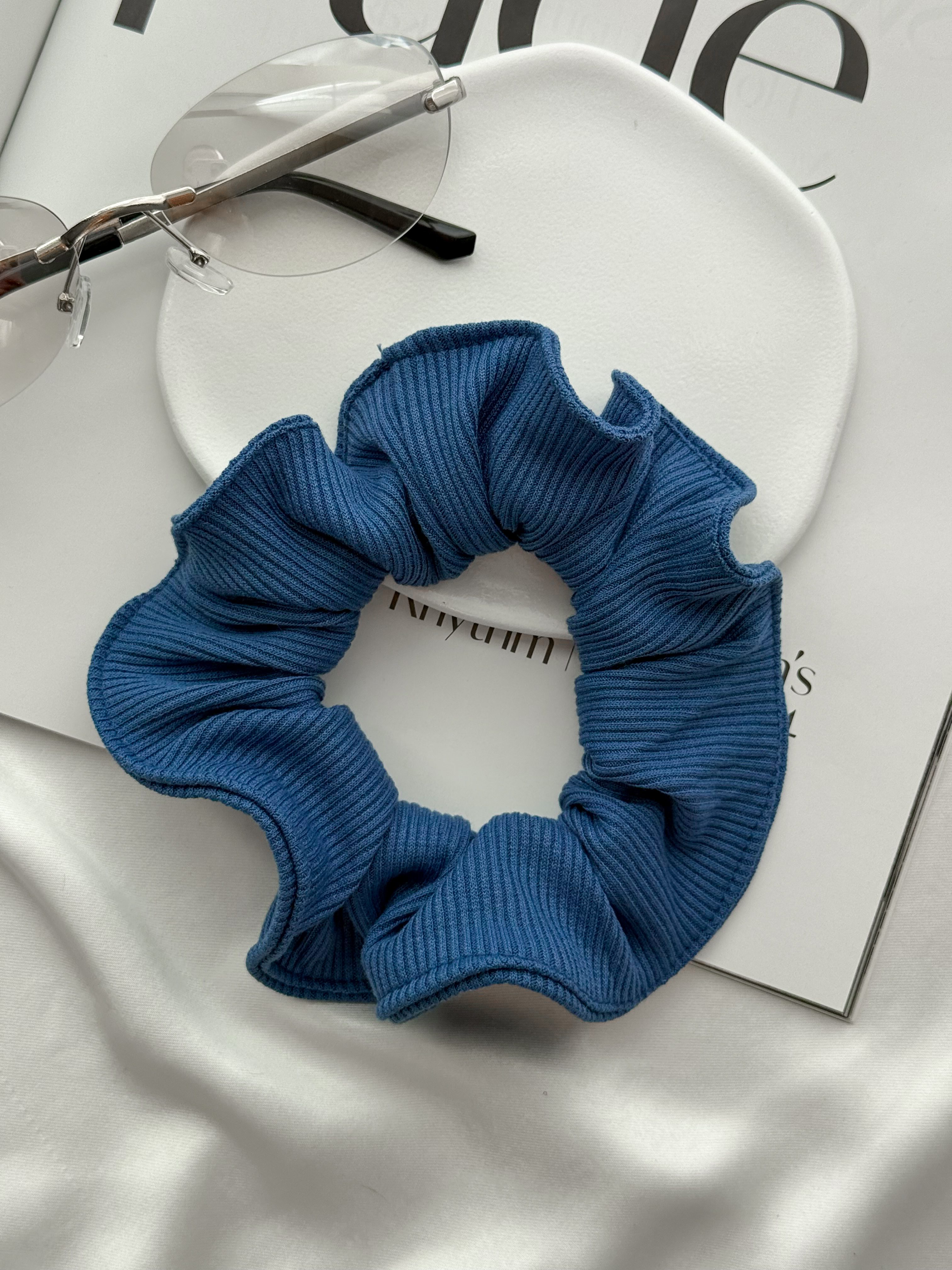 Blue Ribbed Sweatshirt Merlini Artua