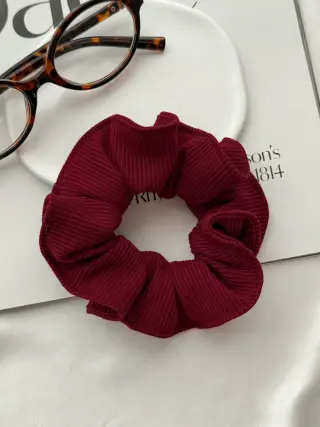 Burgundy Ribbed T-Shirt Dress Merlini Tempo