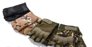 Рукавиці тактичні без пальців Чорні, Койот, Хакі, Мультикам
