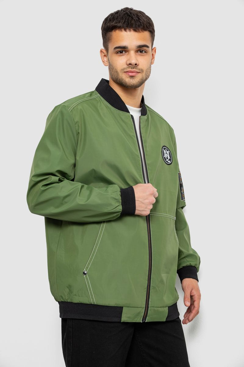 Куртка чоловіча демісезонна, колір зелений, 244R7006-10
