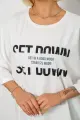 Футболка жіноча з принтом, колір молочний, 244R3012-5 - Фото 5