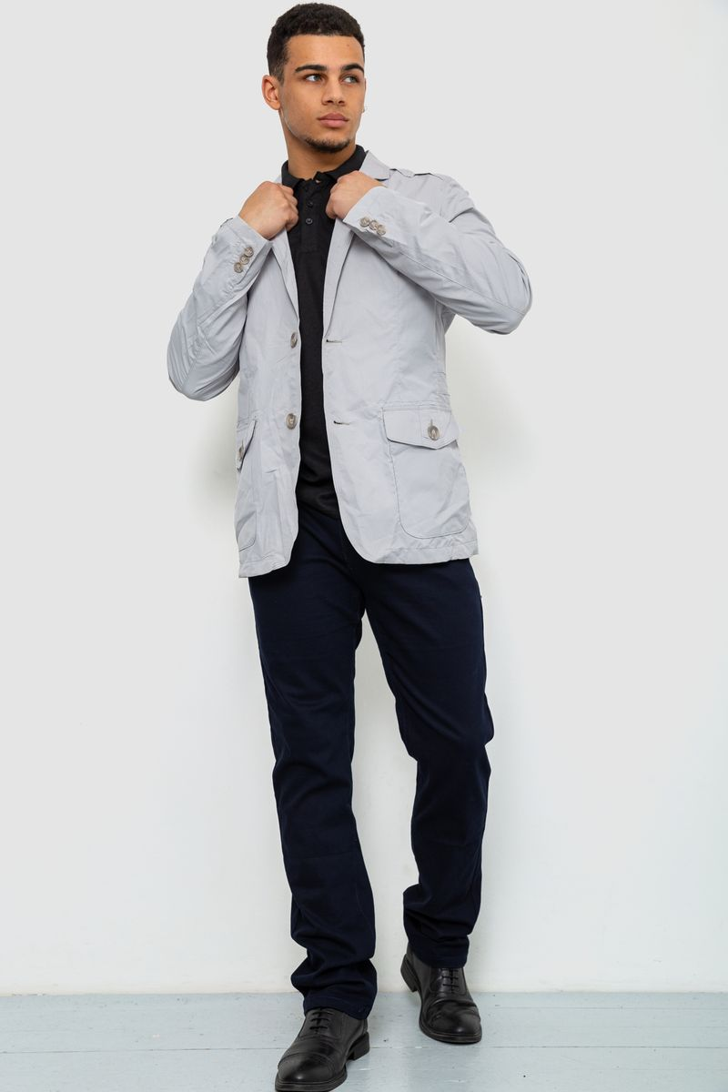 Піджак чоловічий, колір світло-сірий, 244R104