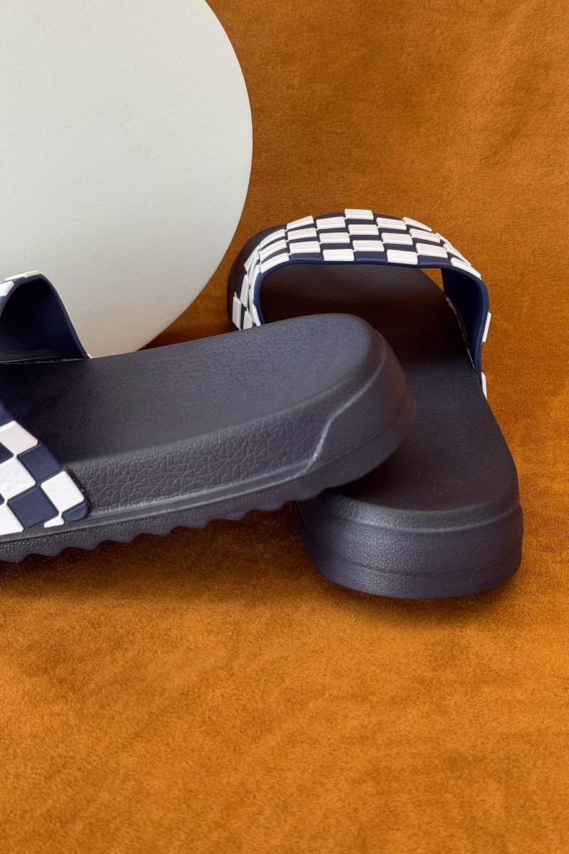 Шльопанці жіночі, колір синій, 243R5030-3