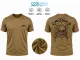 Tactical Military Summer Moisture-Wicking T-Shirt Coyote CoolMax FIGHTER DRONES - Photo 1
