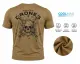 Tactical Military Summer Moisture-Wicking T-Shirt Coyote CoolMax FIGHTER DRONES - Photo 4