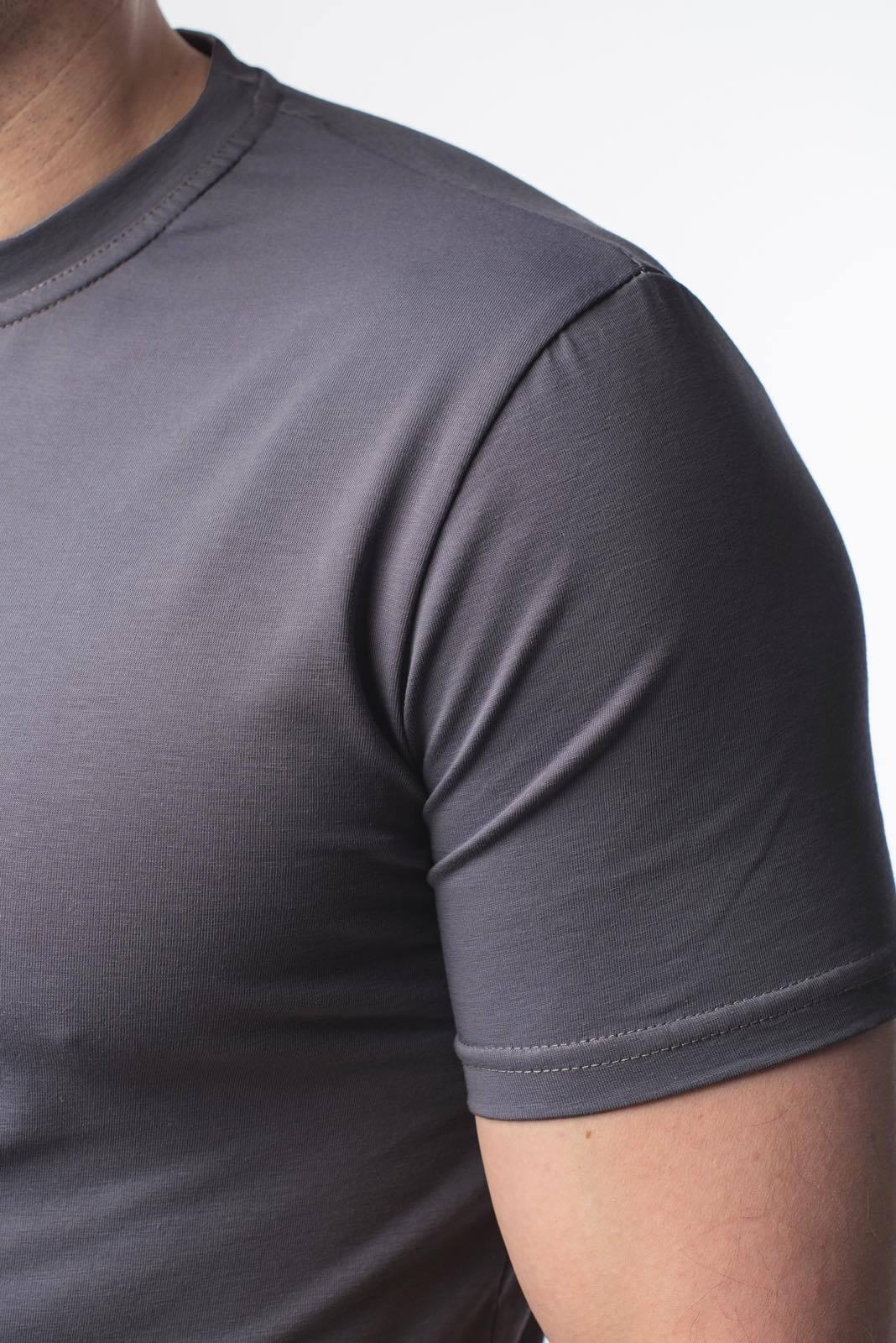 Stretch T-shirt Grey Military