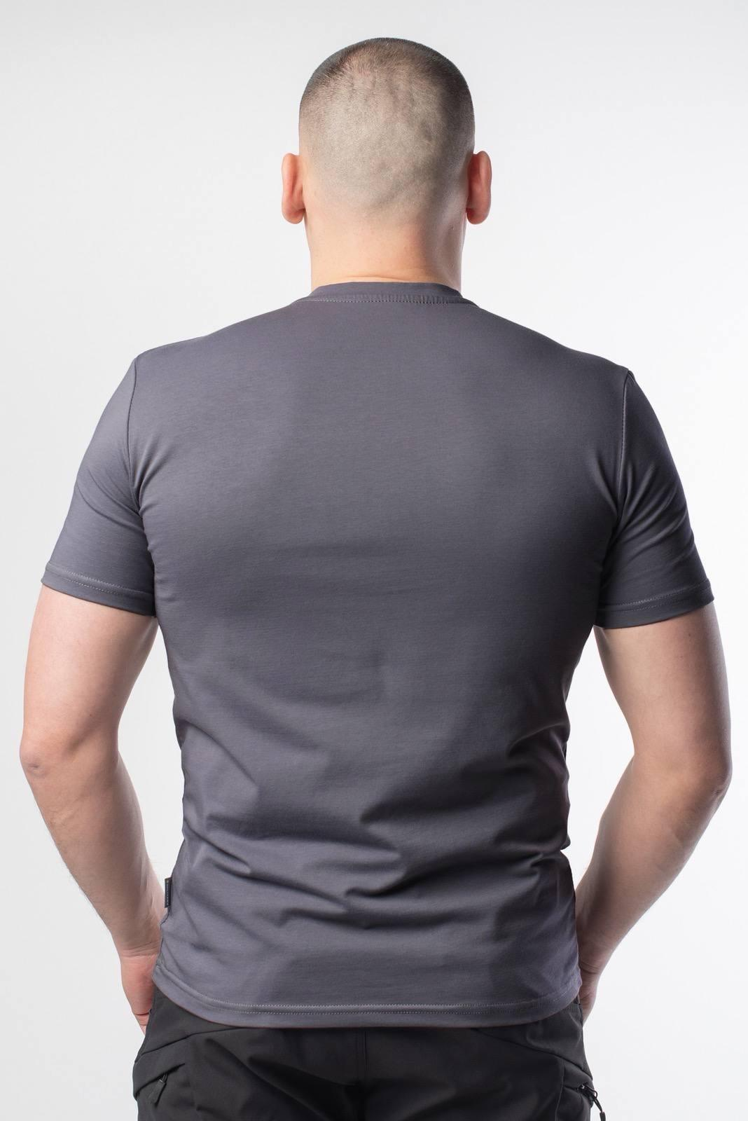 Stretch T-shirt Grey Military