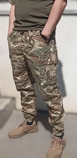 Summer Tactical Jogger Pants Poplin, Multicam