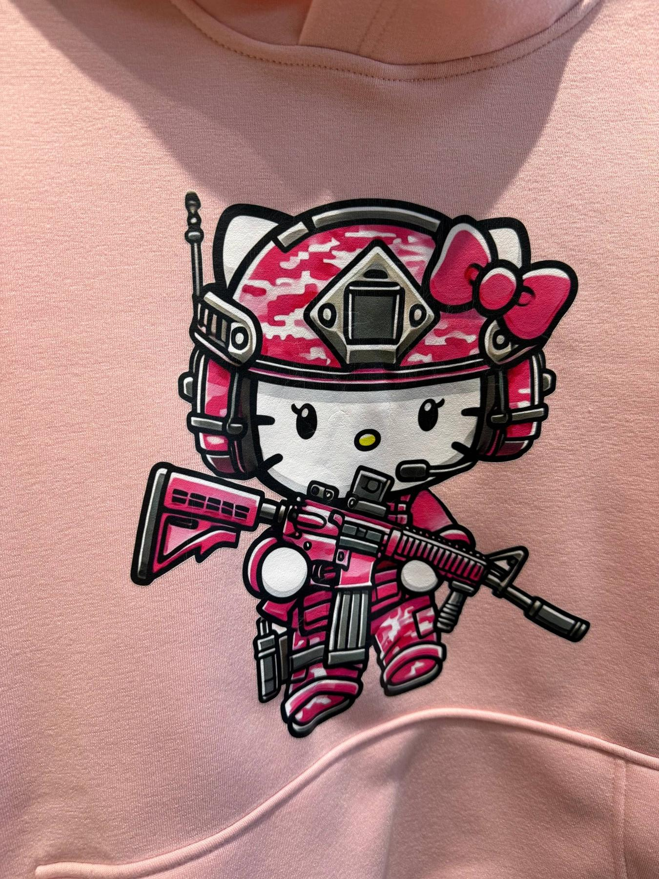 Худи розовое Hello Kitty Добрая Киця