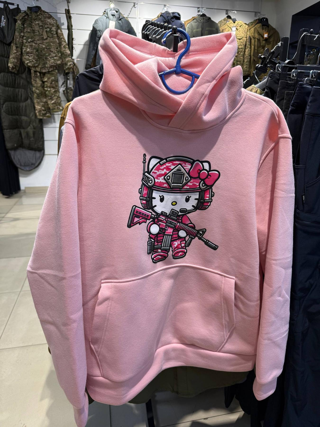 Худи розовое Hello Kitty Добрая Киця