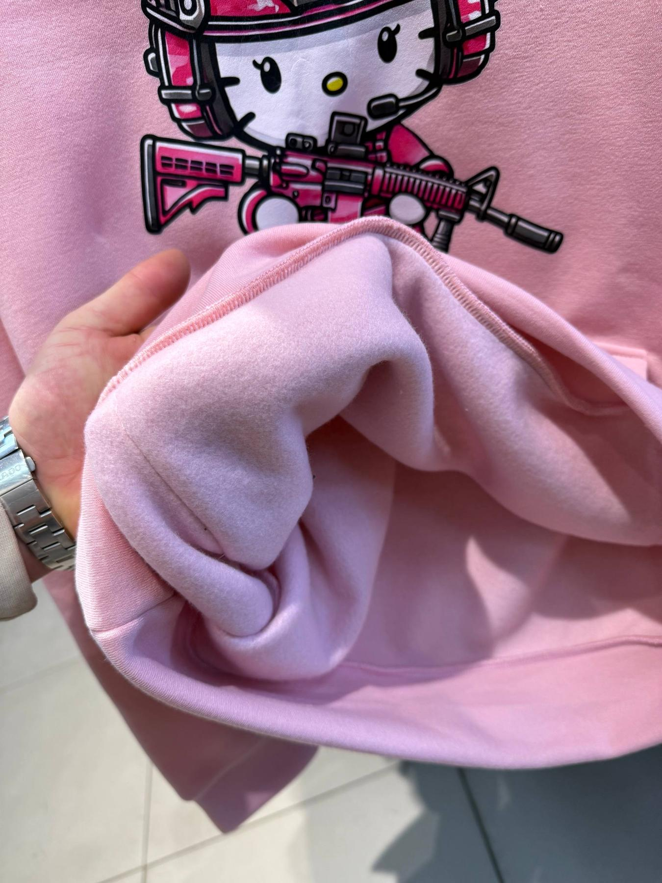 Худи розовое Hello Kitty Добрая Киця